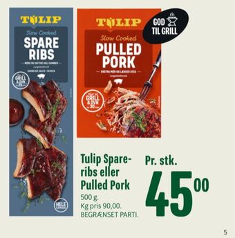 Min Købmand Tulip spareribs tilbud