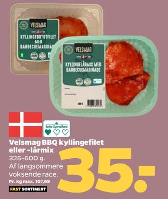 Netto Velsmag kyllingebrystfilet tilbud