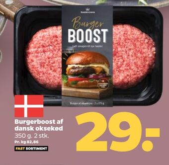 Netto Burger boost hakkebøffer tilbud