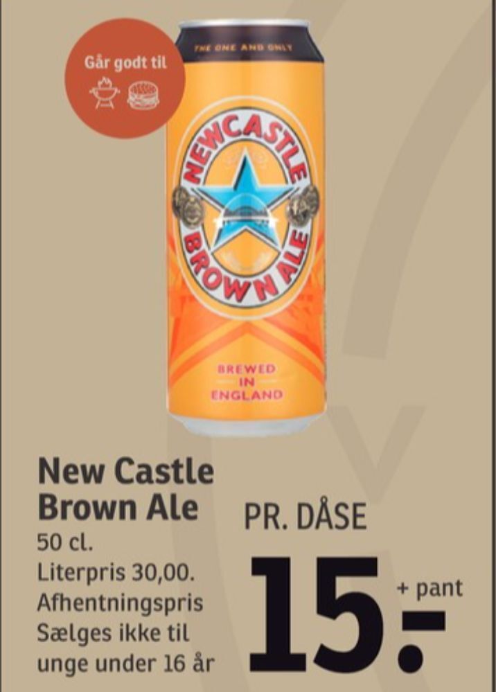 Newcastle brown ale specialøl tilbud hos SPAR