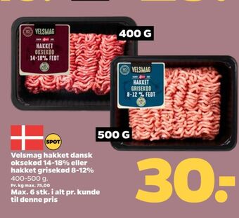 Netto Velsmag hakket oksekød tilbud