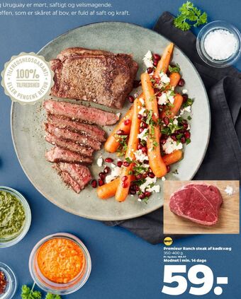 Netto Premieur oksesteaks tilbud