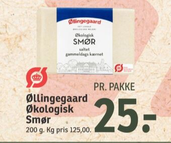 SPAR Øllingegaard smør saltet tilbud