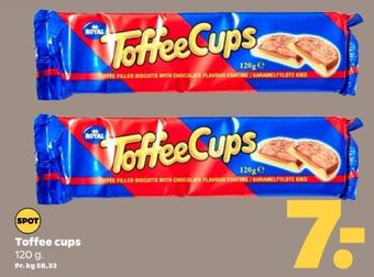 Netto Toffee cups kiks tilbud