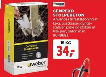 jem & fix CEMPEXO STOLPEBETON tilbud