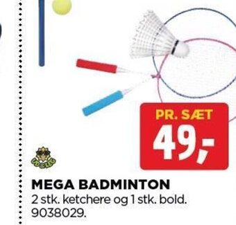 jem & fix MEGA BADMINTON tilbud