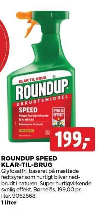 jem & fix ROUNDUP SPEED KLAR-TIL-BRUG tilbud