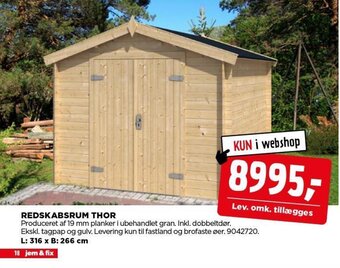 jem & fix REDSKABSRUM THOR tilbud