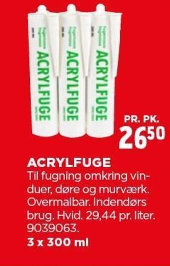 jem & fix ACRYLFUGE tilbud