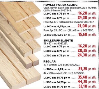jem & fix HØVLET FORSKALLING tilbud