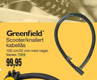 Harald Nyborg Scooter/knallert kabellås tilbud