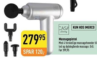 Imerco Massagepistol tilbud