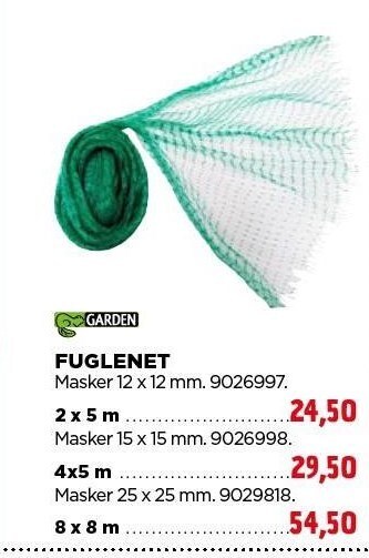 Garden fuglenet