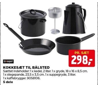 jem & fix Grillexpert kokkesæt til bålsted tilbud