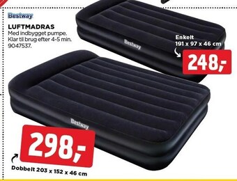 jem & fix Bestway luftmadras tilbud