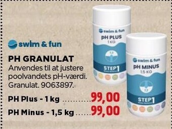 jem & fix Swim & fun ph granulat tilbud