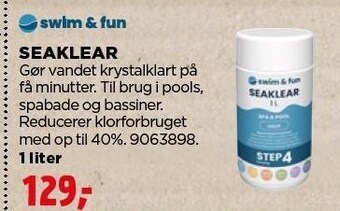 jem & fix Swim & fun seaklear tilbud