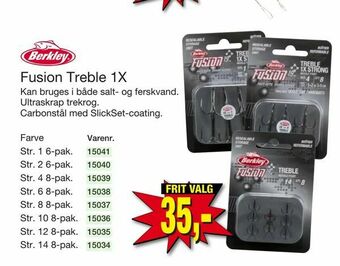 Harald Nyborg Fusion Treble 1X tilbud