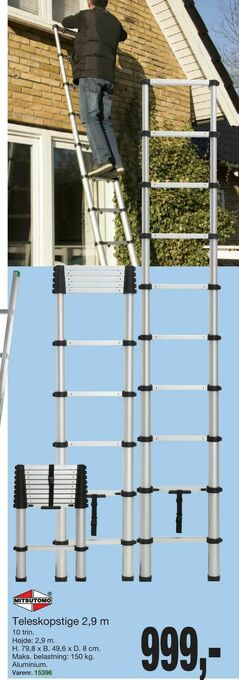 Harald Nyborg Teleskopstige 2,9 m tilbud
