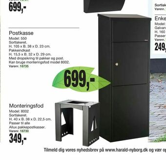 Harald Nyborg Postkasse tilbud
