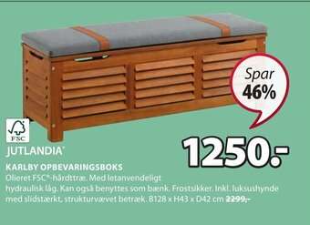 JYSK KARLBY OPBEVARINGSBOKS tilbud