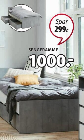 JYSK BILLUND SENGERAMME tilbud