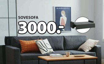 JYSK MARSLEV SOVESOFA tilbud