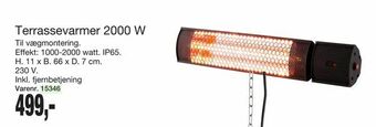 Harald Nyborg Terrassevarmer 2000 W tilbud