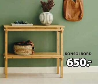 JYSK FELSTED KONSOLBORD tilbud