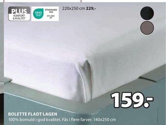 JYSK BOLETTE FLADT LAGEN tilbud