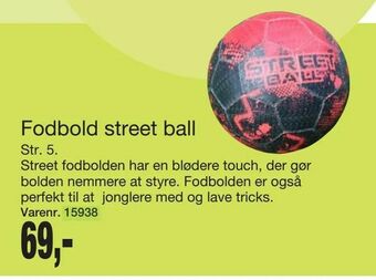 Harald Nyborg Fodbold street ball tilbud