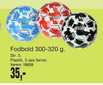 Harald Nyborg Fodbold 300-320 g tilbud