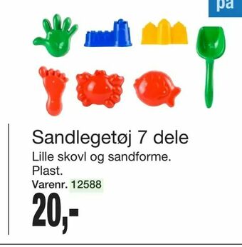 Harald Nyborg Sandlegetøj 7 dele tilbud