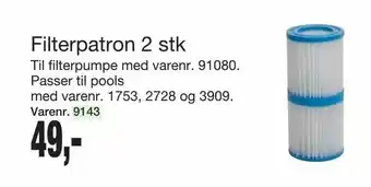 Harald Nyborg Filterpatron 2 stk tilbud