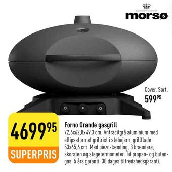 Imerco Forno grande gasgrill tilbud