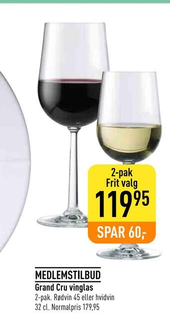 Imerco Grand cru vinglas tilbud