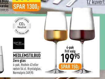 Imerco Zero glas tilbud