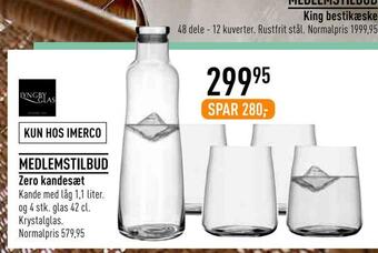 Imerco Zero kandesæt tilbud