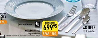 Imerco King bestikæske tilbud