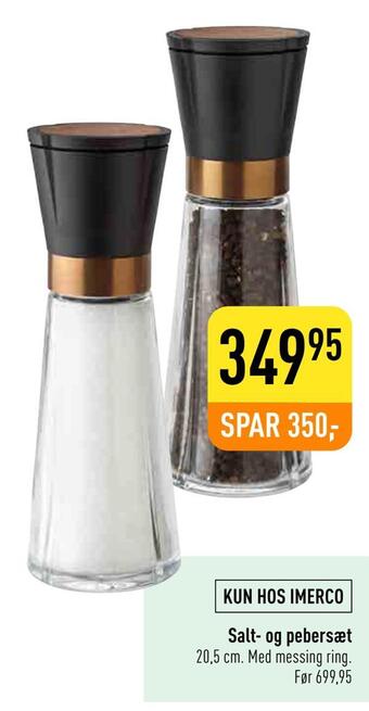 Imerco Salt- og pebersæt tilbud