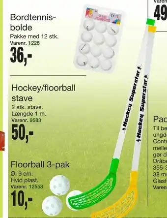 Hockey/floorball stave