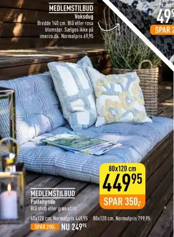 Imerco Casa living pallehynde tilbud