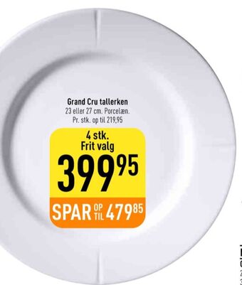Grand cru soft tallerken