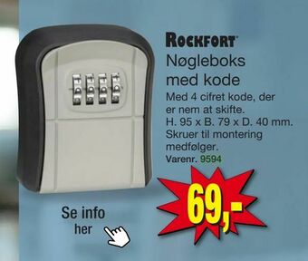 Harald Nyborg Nøgleboks med kode tilbud