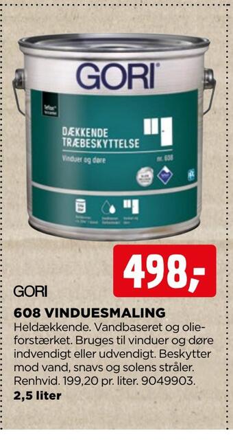 608 vinduesmaling