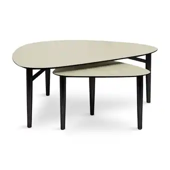 Sit´n Sleep Katrine sofabord, beige stor tilbud