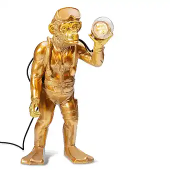 Sit´n Sleep Dykker abe bordlampe, guld tilbud