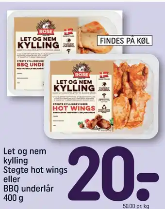 REMA 1000 Rose hot wings tilbud