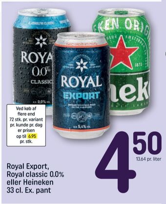 REMA 1000 Heineken øl tilbud