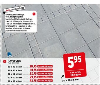 jem & fix Rbr belægningsflise tilbud